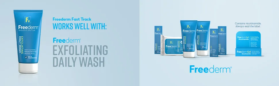 FREEDERM Fast Track Visibly Reduces the Appearance of Individual Spots Within 3 Hours with Niacinamide Clear 25g - Fast Track