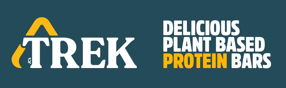 TREK High Protein Flapjack White Chocolate Raspberry - Gluten Free - Plant Based - Vegan Snack - 50g x 36 bars White Chocolate & Raspberry - Trek Healthy Plant Protein Bar Snack