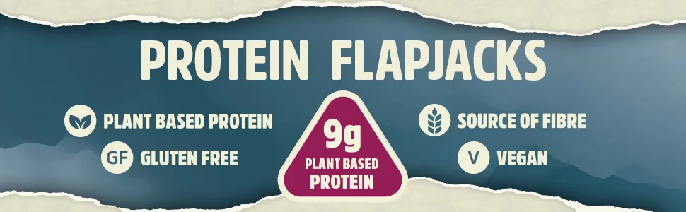TREK High Protein Flapjack White Chocolate Raspberry - Gluten Free - Plant Based - Vegan Snack - 50g x 36 bars White Chocolate & Raspberry - Trek White Chocolate and Raspberry Protein Oat Flapjack