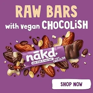 Nakd Double Chocolish Big Bite Fruit & Nut Bars Vegan Chocolate Alternative Gluten Free 50g x 16 bars - nakd