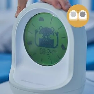 Tommee Tippee Sleep Trainer Clock Timekeeper Connected Sleep Aid From the Creators of the Groclock App-Enabled Alarm Clock and Nightlight for Children single - Trainer Clock