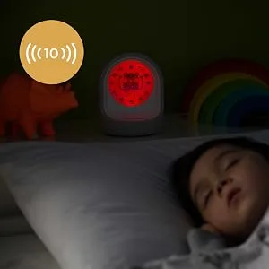 Tommee Tippee Sleep Trainer Clock Timekeeper Connected Sleep Aid From the Creators of the Groclock App-Enabled Alarm Clock and Nightlight for Children single - Trainer Clock