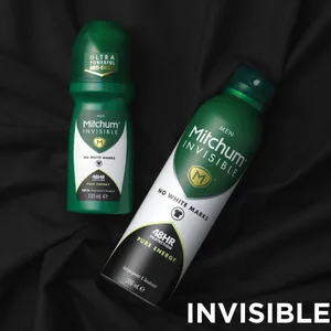 Mitchum Men Natural Deodorant Stick Aluminium Free Vegan Cruelty Free 96% Natural Ingredients Cedarwood - Roll on and aerosol