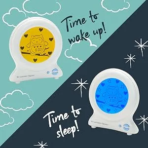 Tommee Tippee Groclock Sleep Trainer Clock Alarm Clock and Nightlight for Young Children USB-Powered - Groclock USB