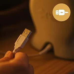 Tommee Tippee Groclock Sleep Trainer Clock Alarm Clock and Nightlight for Young Children USB-Powered - Groclock USB