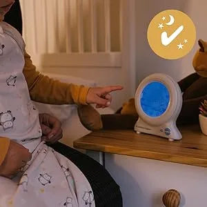 Tommee Tippee Groclock Sleep Trainer Clock Alarm Clock and Nightlight for Young Children USB-Powered - Groclock USB