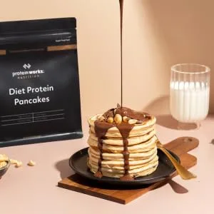 Protein Works - Diet Protein Pancake Mix | 135 Calories Per Serving | Low Sugar Protein Pancake Mix | High Protein Breakfast | 12 Servings | Salted Caramel | 500g - product information 4