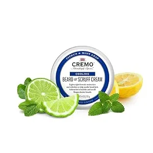 CREMO - Cooling Beard Oil For Men | Natural Oils | Citrus & Mint Leaf Fragrance| 30ml Citrus & Mint Leaf (Cooling Beard Oil) - Beard Cream