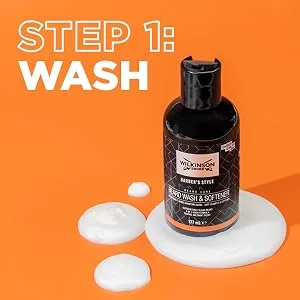 Wilkinson Sword - Barber's Style For Men | Beard Wash & Softener | 177ml Single - Wash