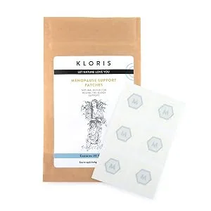 KLORIS Menopause Patches - Natural Support for Hot Flashes Sleep Night Sweats Cramps & Mood - with Gotu Kola & More - menopause patches