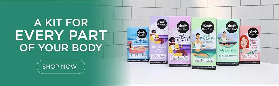 WILKINSON SWORD - Intuition Body Wax Kit for Women | 3 Step Hair Removal Kit - Wax range