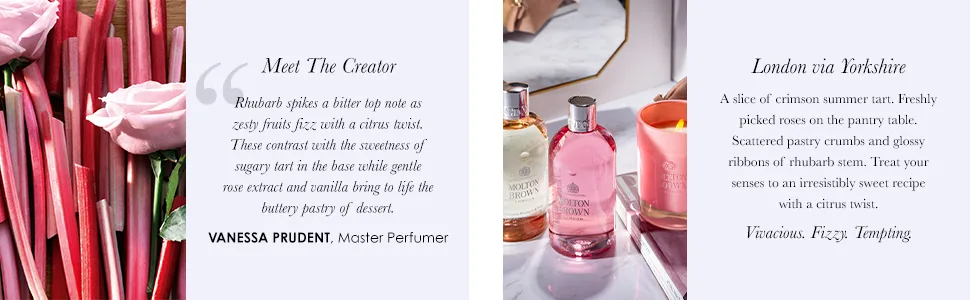 Molton Brown Delicious Rhubarb and Rose Bath and Shower Gel 300 ml New Version - product information 3