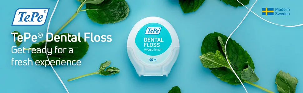 TePe Dental Floss pfas Free Floss Multiple Threads and Increase Surface for a Gentle and efficient Cleaning Between Teeth for no to Narrow Gaps - TePe Dental Floss