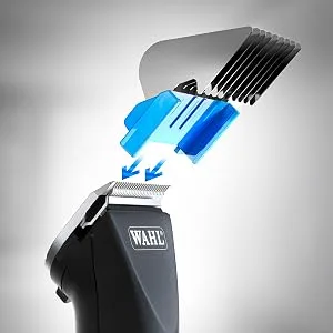 Wahl Stainless Steel Comb Set Coloured Attachment Combs For Wahl Arco Belisima Bravura and Chromstyle Clipper and Trimmer Accessories Storage Caddy Multi - Easy to use