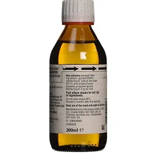 Care Sugar Free Simple Linctus 200 ml - product information 2