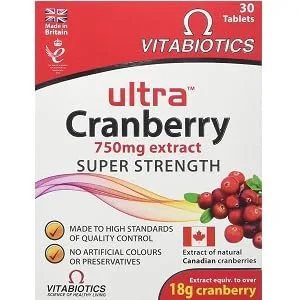 Vitabiotics Ultra Cranberry - 30 Tablets for super strength - product information 1