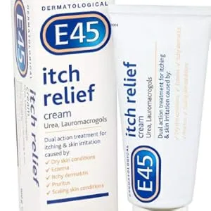 E45 Itch Relief Cream (3 x 100g Tube) - product information 2