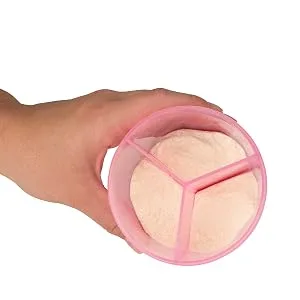 Dr. Brown's Milk Powder Dispenser - Blue - pink powder dispenser
