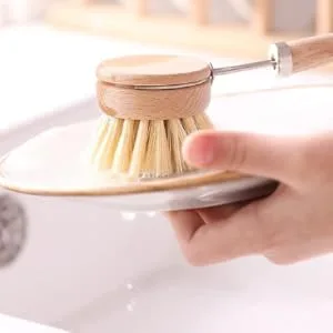 Fairy Original Wooden Washing Up Dish Brush Single Dish Brush Single - Non scratch