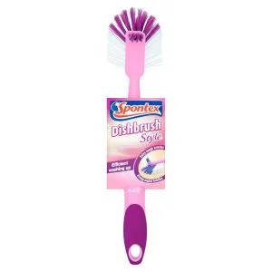 Spontex Style Dishbrush pink Pack of 1 1 Count (Pack of 1) Dishbrush - Spontex Style Dishbrush