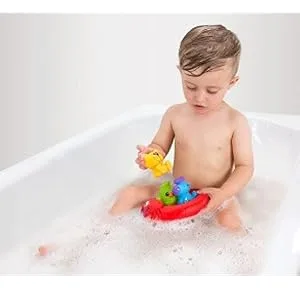 Playgro Bath Toy 3 Floating Friends - Waterproof/Dirt-Free Bath toy swimming - njik