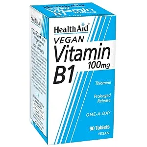 HealthAid Vitamin B1 (Thiamin) 100mg - Prolong Release - 90 Tablets - product information 4