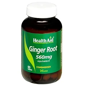 HealthAid Ginger Extract 560mg 60 Tablets - product information 4
