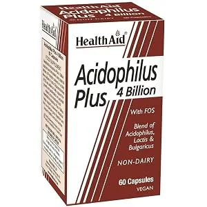 HealthAid Acidophilus Plus 4 Billion - 60 Vegicaps 60 Count (Pack of 1) - product information 4