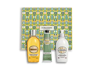 L'OCCITANE Soft & Delicate Cherry Blossom Collection | Beauty and Skincare Kit | Perfect as a Gift - Almond; L&amp;#39;Occitane; Christmas; Gift Set; Shower Oil