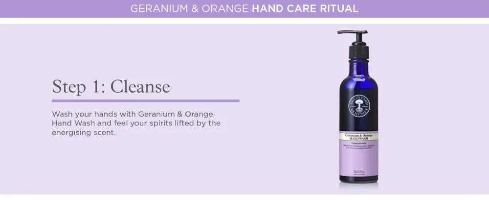 Neal's Yard Remedies Geranium and Orange Hand Cream | Deeply Nourishing Keep Hands Soft | 50ml 50 ml (Pack of 1) - product information 5