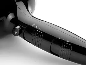 BaByliss Power Smooth 2400W Hair Dryer Black Fast lightweight ionic dryer Single - drying control