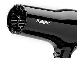 BaByliss Power Smooth 2400W Hair Dryer Black Fast lightweight ionic dryer Single - shine finish