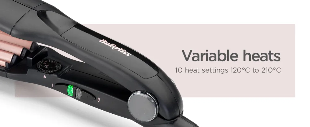 BaByliss The Crimper Black Gold - variable heats