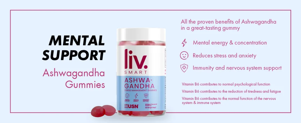 USN Meal Replacement Shake Strawberry 550 g (Pack of 1) Strawberries & Cream - Desktop Ashwagandha image