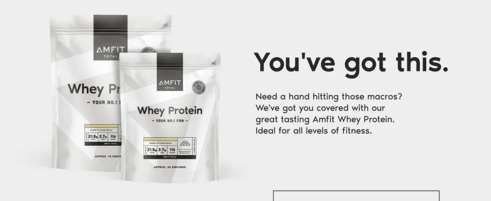 Amazon Brand - Amfit Nutrition Whey Protein Powder Cookies & Cream Flavour 75 Servings 2.27 kg (Pack of 1) - product information 2