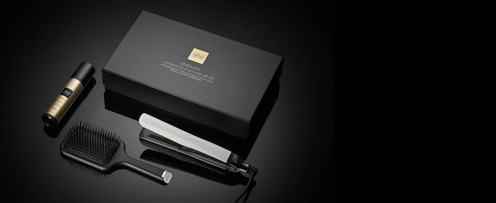 ghd Platinum+ Professional Smart Styler Gift Set with ghd Bodyguard and The All Rounder - Paddle Brush - Amazon Exclusive - plat+ bundle