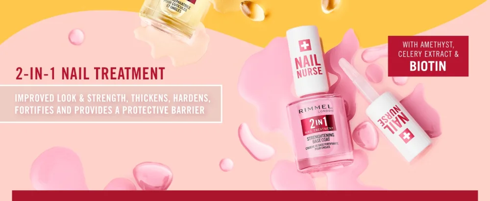 Rimmel London Nail Care 7 in 1 Multi Benefit Base & Top Coat Multi Benefit 7 in 1Multi Benefit 7-in-1 - Rimmel