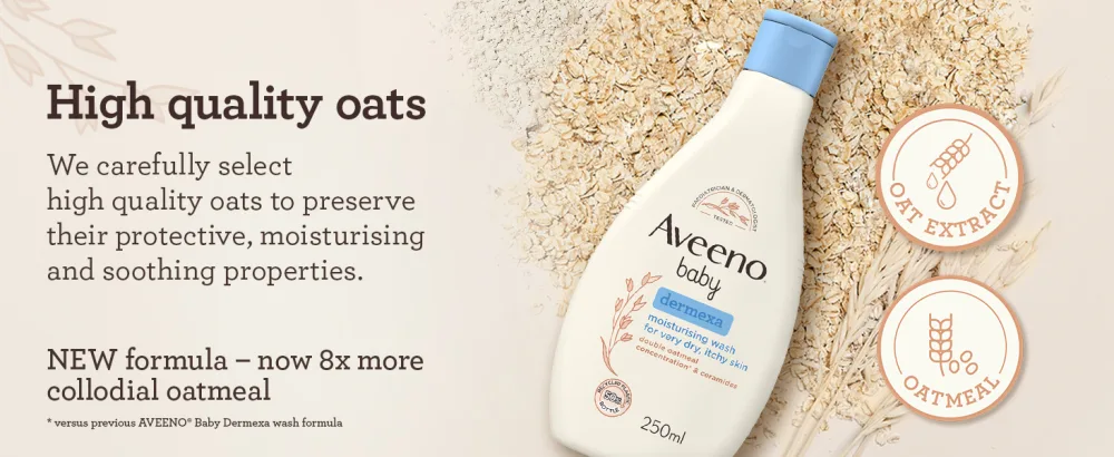Aveeno Baby Dermexa Moisturising Wash 250 ml Unscented 250 ml (Pack of 1) - product information 2