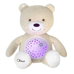 Chicco First Dreams Teddy Bear with Night Light Neutral | Projects Stars Lighting Effects Relaxing Music Calming for Baby - product information 3