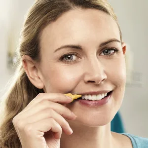 TEPE Interdental Brushes Orange Extra Soft (0.45mm - Size 1) / Simple and effective cleaning of interdental spaces / 1 x 8 brushes 8 count (Pack of 1) Single size pack - tepe brushes