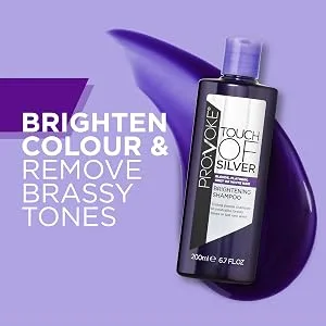PROVOKE Touch of Silver Intensive Conditioner - for Blonde Platinum White or Grey Hair - 200 ml 200 ml (Pack of 1) - shampoo