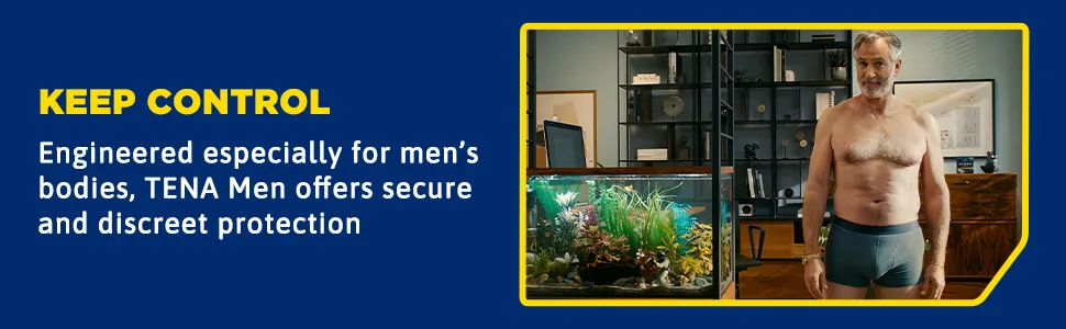 Tena for Men Level 2 10 Each 10 PCS - Keep Control Engineered especially for men