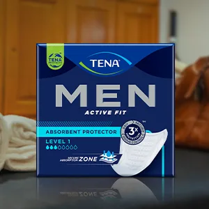 Tena for Men Level 2 10 Each 10 PCS - TENA Men Active Fit Absorbent Protector - Level 1