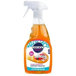 Ecozone 3-in-1 Bathroom Cleaner 500ml Removes Stubborn Limescale Leaves Showers Sparkling - Kitchen Cleaner Spray