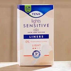 TENA Lights Long Liner 20 Pads 20 Count (Pack of 1) - Tena Lights Sensitive Liners
