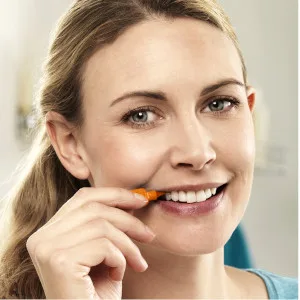 TePe Interdental Brush 0.45 mm Orange 8 pieces 8 count (Pack of 1) Orange (Size 1) - tepe brushes
