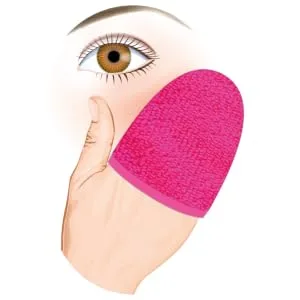 Danielle Creations Erase Your Face Eco Friendly Reusable Make Up Remover Cloth in Pink - cloth makeup remover natural erase your face hand mitt