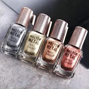 Barry M Cosmetics Molten Metal Nail Paint Black Diamond - product information 2