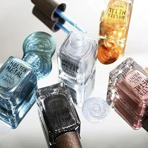 Barry M Cosmetics Molten Metal Nail Paint Black Diamond - product information 6