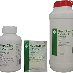 Safety First Aid Group HypaClean Absorbent Powder 500 g 500g - HypaClean Absorbent Powder